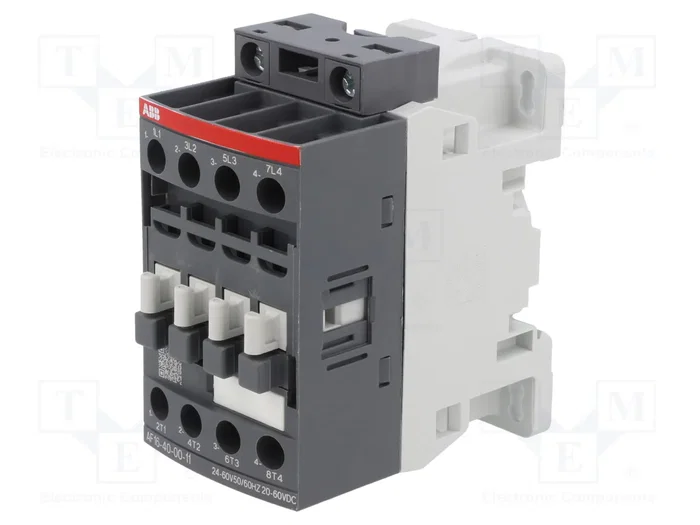 ABB Contactor AF 4-polar NO x4 16A ABB Contactor AF 4-polar NO x4 16A