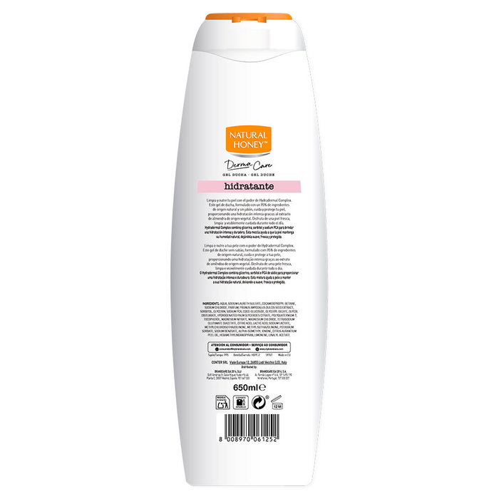 Natural Honey Derma Care Hidratante Gel de Ducha 650 ml