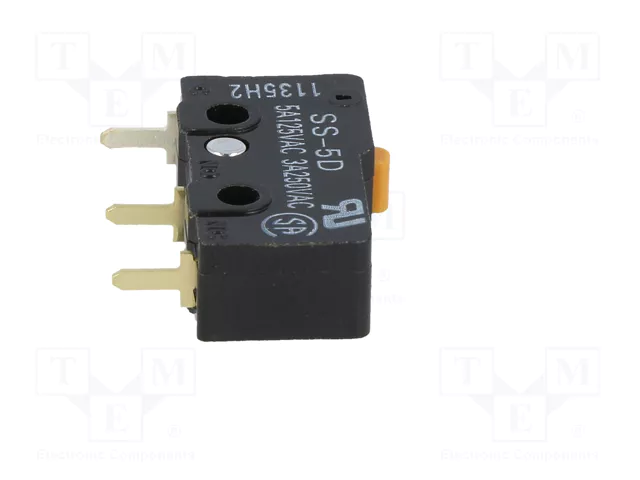 Aratas (Formerly Omron Components) Microconmutador SNAP ACTION SS-5D SPDT 5A/125VAC