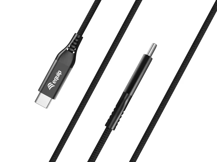EQUIP Cable USB-C a USB-C Slim PD240W 1,2 m Negro