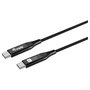 Equip Cable USB4 Gen 3x2 USB-C a USB-C 1,2 m Negro, 240W PD