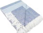 DKD Home Decor Manta Azul Rosa 200 x 150 cm (4 Unidades)