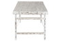 DKD Home Decor Mesa de Comedor Plegable de Madera Reciclada Blanco