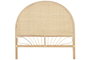 DKD Home Decor Cabecero Cama Ratán Balines Natural 153 x 149 cm