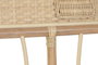 DKD Home Decor Cabecero Cama Ratán Balines Natural 153 x 149 cm