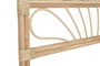 DKD Home Decor Cabecero Cama Ratán Balines Natural 153 x 149 cm
