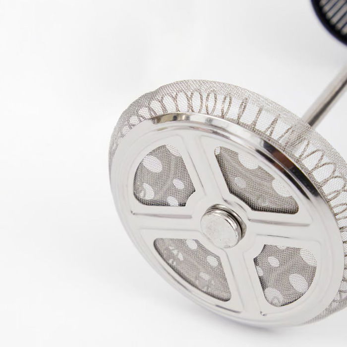 Oroley Cafetera / Tetera Údine Embolo 350 ml 3 Tazas Vidrio Borosilicato Acero Inoxidable