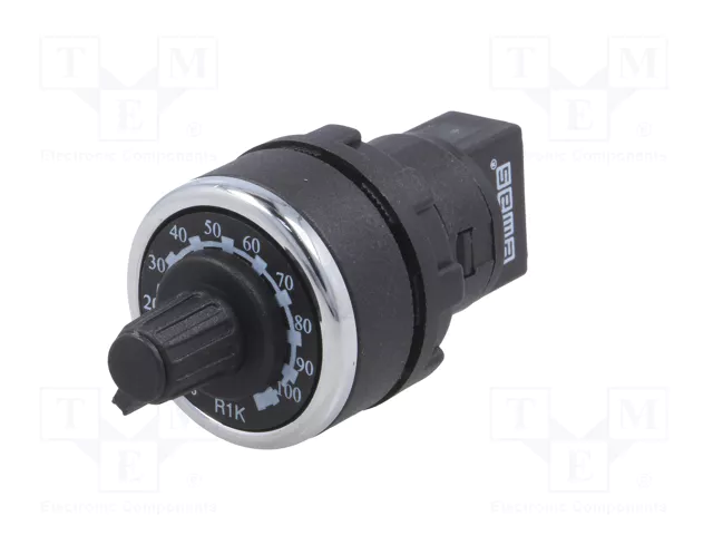 EMAS Potenciómetro Monovuelta 1kΩ 22mm IP65