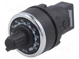 EMAS Potenciómetro Monovuelta 1kΩ 22mm IP65