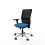 PIQUERAS Y CRESPO Silla de oficina Haches Azul claro y Negro