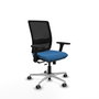 PIQUERAS Y CRESPO Silla de oficina Haches Azul claro y Negro