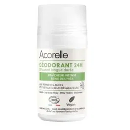 Acorelle Desodorante Roll-On 24h Larga Duración Floreal Water - 50 ml - Desodorante Orgánico, Sin Alcohol, Vegano, Aroma Floral
