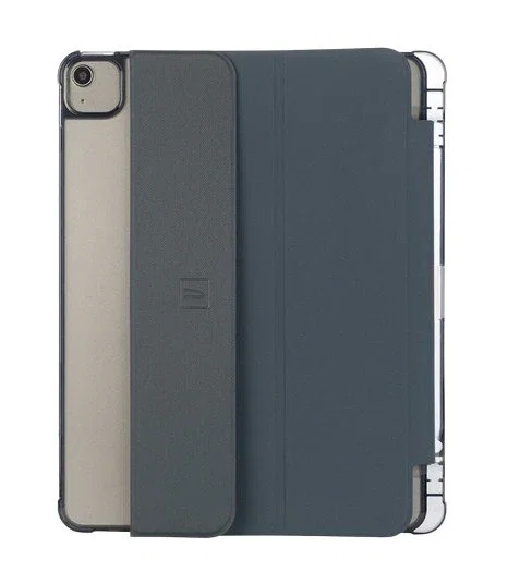 Tucano IPDA13M2ST-BBK Funda Folio para iPad Pro 12.9" (4th, 5th, 6th gen) e iPad Air 13 M2, Gris, Resistente a Golpes, con Portabolígrafo