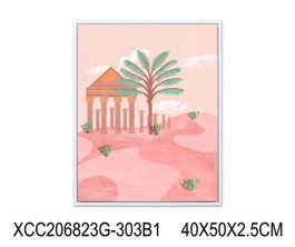 DKD Home Decor Cuadro Lienzo Paisaje Surtido de 2 Unidades