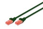 Digitus Cable de conexión CAT 6 U/UTP LSZH 0,25 m Verde
