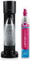 SodaStream Gaia Negro con botella de 1 L