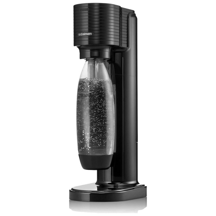 SodaStream Gaia Negro con botella de 1 L