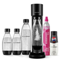 SodaStream Gaia Negro con botella de 1 L