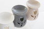 DKD Home Decor Quemador de Porcelana para Aceite 8x8x9,5 cm Surtido de 4