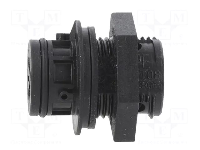 WIELAND Conector Industrial Redondo RST Hembra 3 Pines Negro