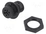 WIELAND Conector Industrial Redondo RST Hembra 3 Pines Negro