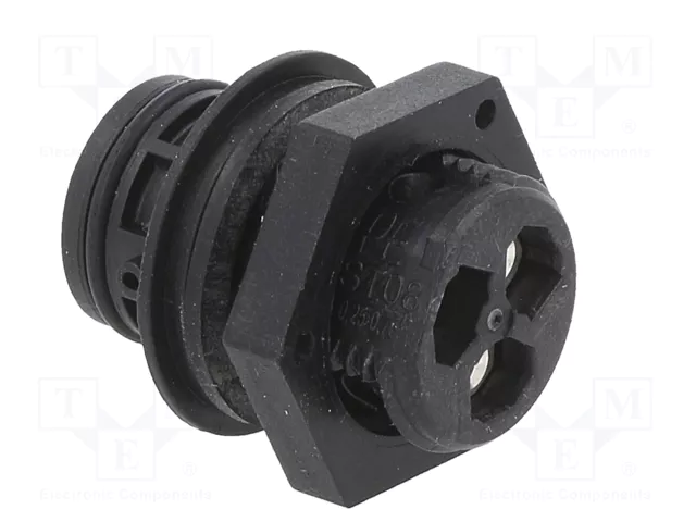 WIELAND Conector Industrial Redondo RST Hembra 3 Pines Negro