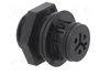 WIELAND Conector Industrial Redondo RST Hembra 3 Pines Negro