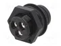 WIELAND Conector Industrial Redondo RST Hembra 3 Pines Negro
