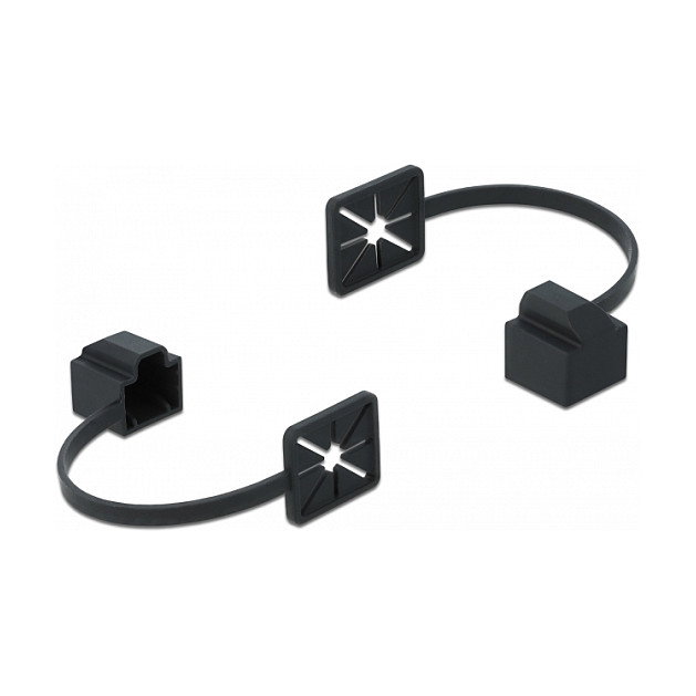 DeLOCK 86589 Cubierta antipolvo para RJ45 con clip de montaje, negro DeLOCK 86589 Cubierta antipolvo para RJ45 con clip de montaje, negro
