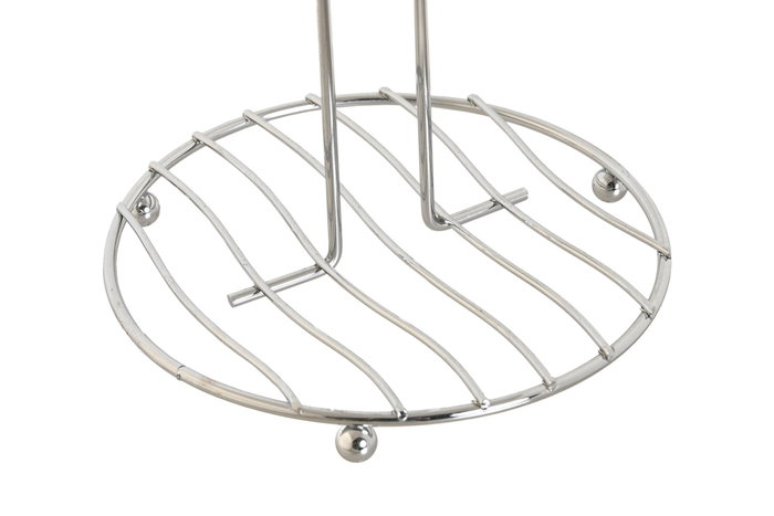 DKD Home Decor Portarrollos de Metal Cromado Plateado 16x16x30,5 cm DKD Home Decor Portarrollos de Metal Cromado Plateado 16x16x30,5 cm