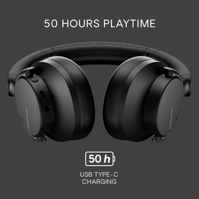 Auriculares de Diadema Urbanista Valencia Negro Midnight black