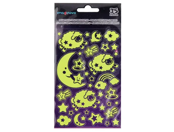 Imaginovo Pegatinas Luminosas Luna con Relieve 250x145 mm Imaginovo Pegatinas Luminosas Luna con Relieve 250x145 mm