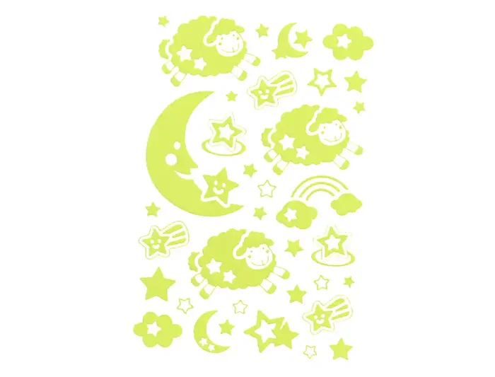 Imaginovo Pegatinas Luminosas Luna con Relieve 250x145 mm Imaginovo Pegatinas Luminosas Luna con Relieve 250x145 mm