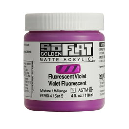 Golden SoFlat Colores Acrílicos Violeta Fluorescente 118 ml