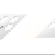 MERTEN 296519 Zentralplatte para Ankaro 4-fach Antennensteckdose, placa para conexión de antena 4 vías