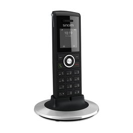 Snom M25 Teléfono Inalámbrico DECT, Negro, Pantalla TFT 1.44", 128 x 128, Batería AAA, 7h Conversación, 75h Reposo