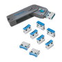 LogiLink Port Blocker USB-A con 1 llave y 8 cerraduras