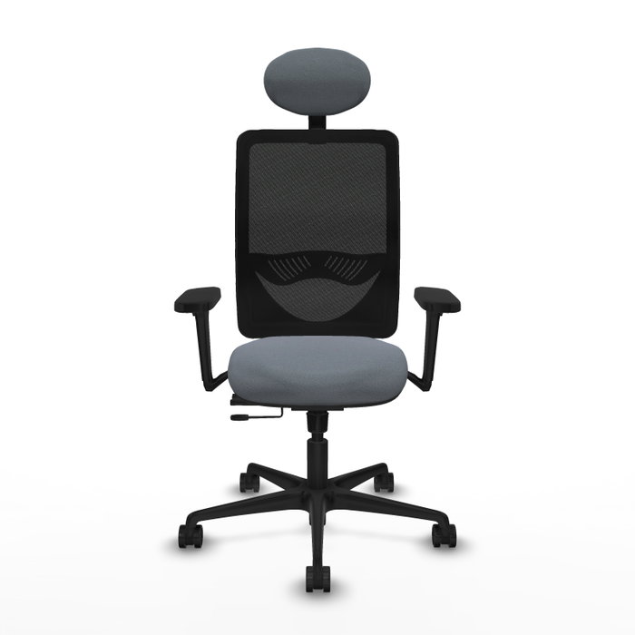 PIQUERAS Y CRESPO Silla de oficina Zulema con mecanismo Sincro/Traslack Gris y Negro PIQUERAS Y CRESPO Silla de oficina Zulema con mecanismo Sincro/Traslack Gris y Negro