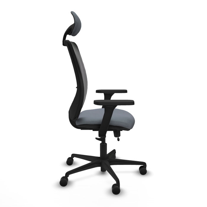 PIQUERAS Y CRESPO Silla de oficina Zulema con mecanismo Sincro/Traslack Gris y Negro PIQUERAS Y CRESPO Silla de oficina Zulema con mecanismo Sincro/Traslack Gris y Negro