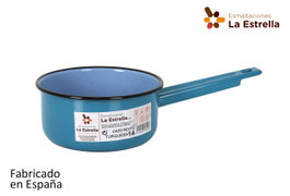 La Estrella Cazo Recto Turquesa 14 cm - Ancho 15,2 cm, Alto 7,1 cm, Largo 28,7 cm (6 Unidades)
