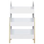 Home Deco Kids Biblioteca Estantería Infantil 3 Baldas Casita Juguetes Ropa 60x27x100 cm