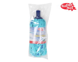 Supernet Fregona Azul Estampada, 28 x 9 x 9 cm (24 Unidades)