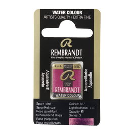 Rembrandt Acuarela Pastilla Rosa Purpurina 867