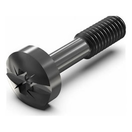 SCHROFF Tornillo de cuello M2,5 con cabeza combinada cruz/ranura