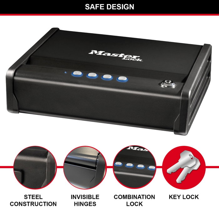 Master Lock MLD08E Caja Fuerte Digital Negra Master Lock MLD08E Caja Fuerte Digital Negra