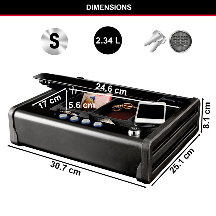 Master Lock MLD08E Caja Fuerte Digital Negra Master Lock MLD08E Caja Fuerte Digital Negra