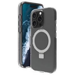 dbramante1928 Iceland Ultra Funda con Soporte y MagSafe para Apple iPhone, Transparente
