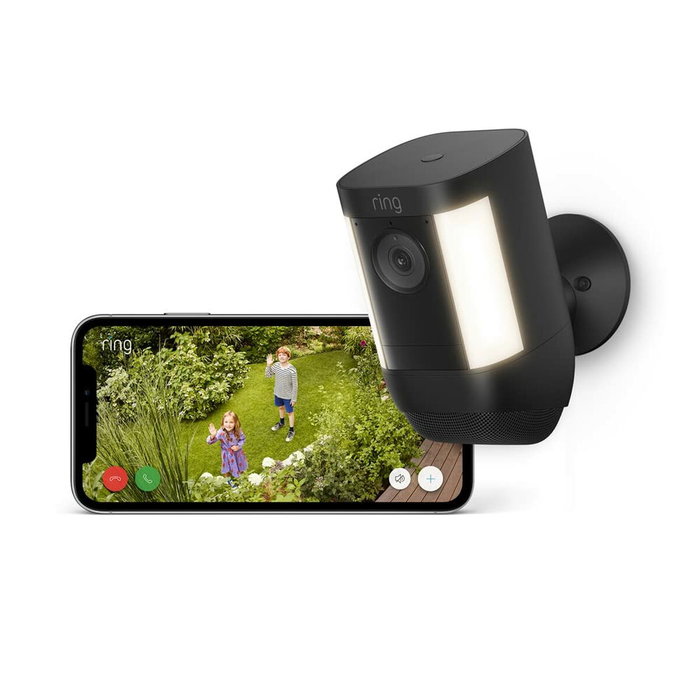 Ring Spotlight Pro Battery - Negra - HD 1080p Ring Spotlight Pro Battery - Negra - HD 1080p