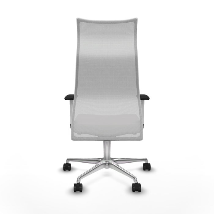 PIQUERAS Y CRESPO Sillón Albacete Blanco con Mecanismo Sincro y Base de Aluminio