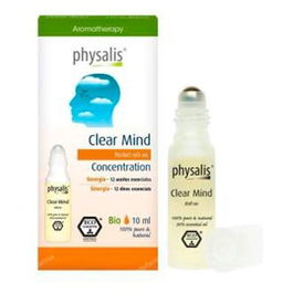 PHYSALIS Clear Mind Concentracion Roll-On 10Ml Bio para Mantener la Atención